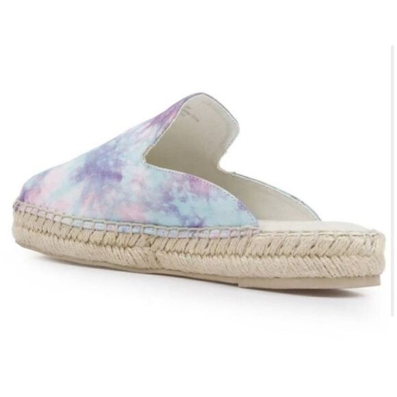 Rampage Bianca Womens Slip On Tie Dye Mules Spring Slides Espadrille Sz 5.5 - Picture 2 of 11